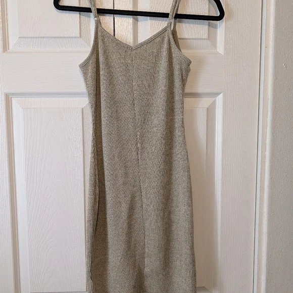 Almost Famous Beige Mini Dress - Picture 2 of 4